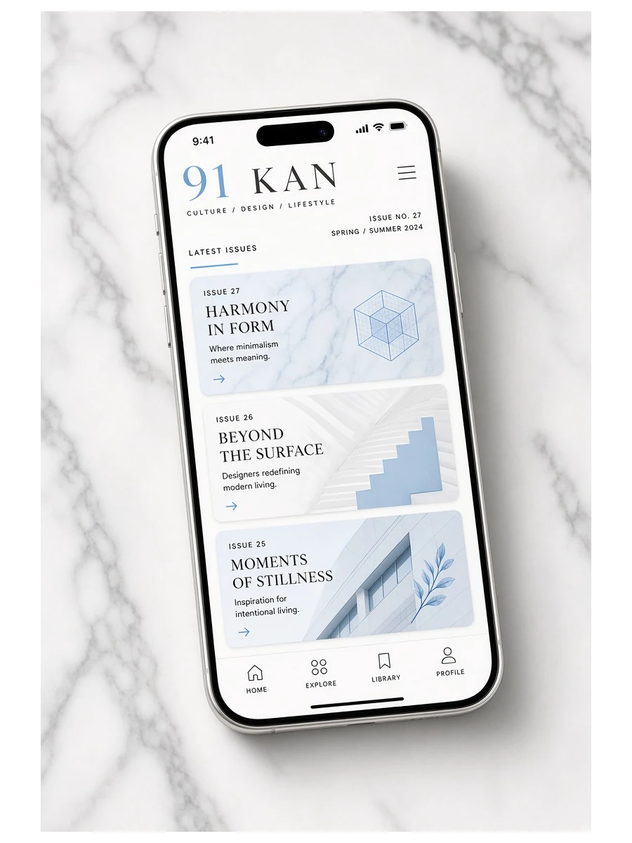 91 APP 阅读界面示意